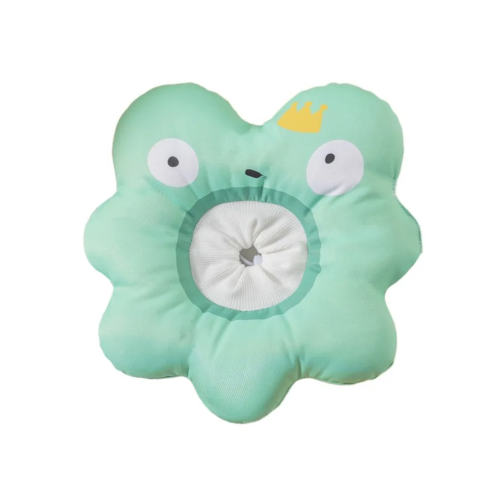 

Cartoon Pet Elizabeth Collar Frog/Flower Waterproof Cat Anti-Bite Collar Adjustable Comfortable Cat Recovery Collar