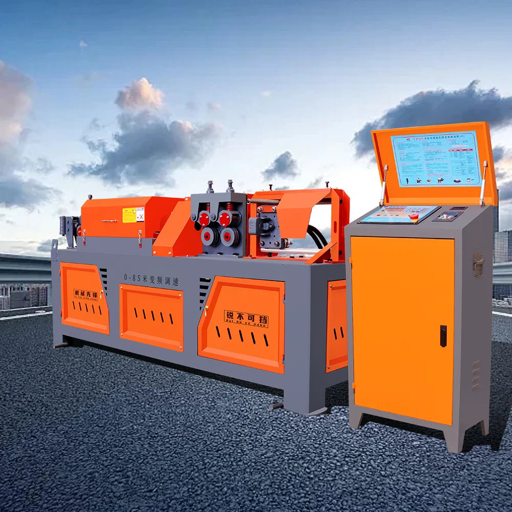 

Заводская розетка Электрическая машина для выпрямления арматуры Стальной стержень с ЧПУ Резка для выпрямления арматуры