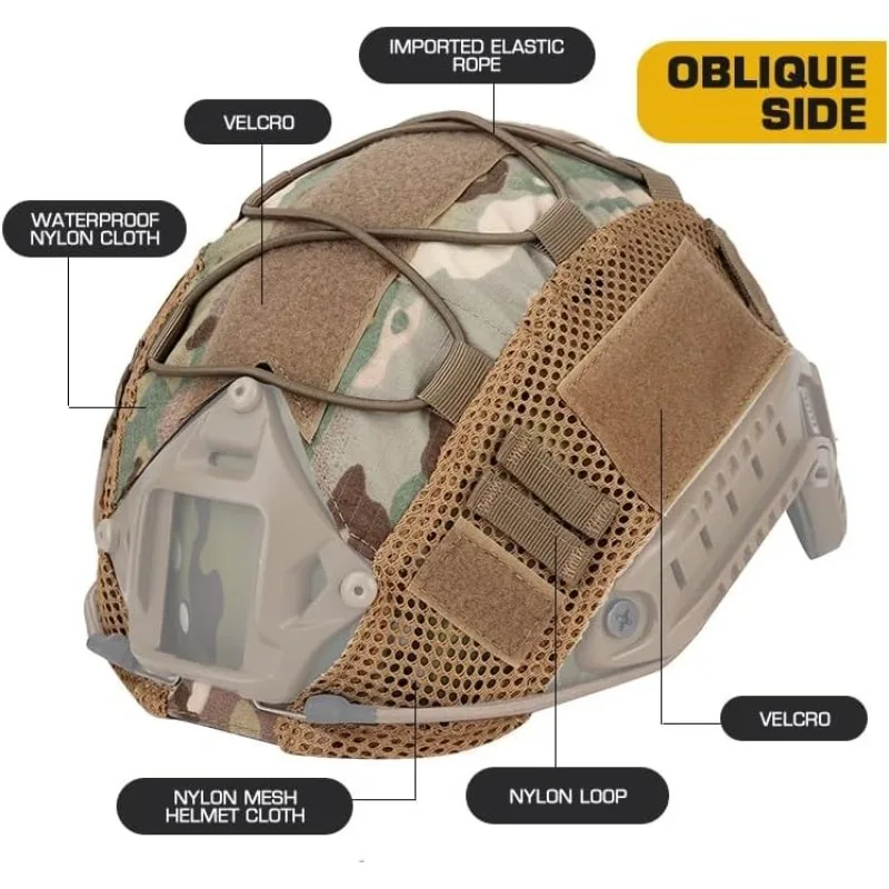 Tactical Helmet Cover Protective Gear For Airsoft Paintball Outdoor Sports Accessories