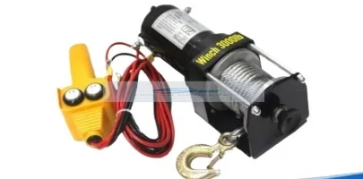 

3000 Lb 12V/24V Off-road Electric Winch, Traction Rescue Tool for Vehicle Cranes