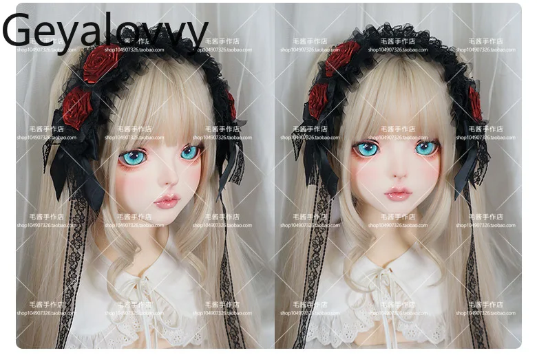 

Sweet Rose Flower Girl Headband Dark Lolita Headgear Female Goth Bride Rose Flower Doll Sense Cos Lolita Girls Hair Accessories
