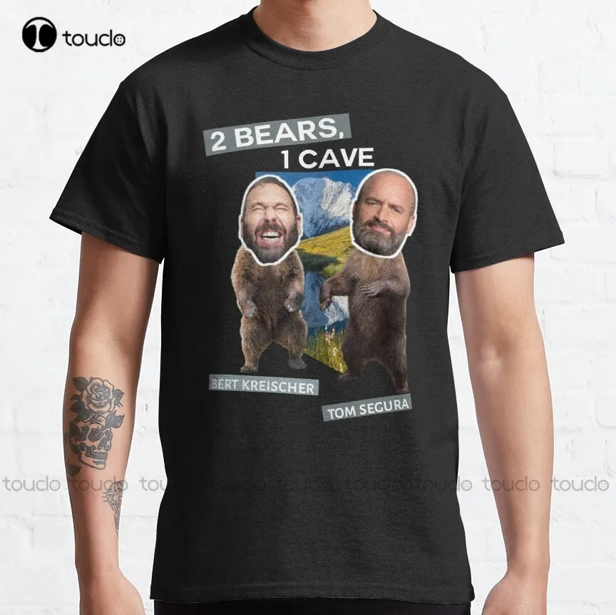 Two Bears One Cave  Classic T-Shirt Vintage Tees For Women Custom Aldult Teen Unisex Digital Printing Tee Shirt Xs-5Xl Cotton