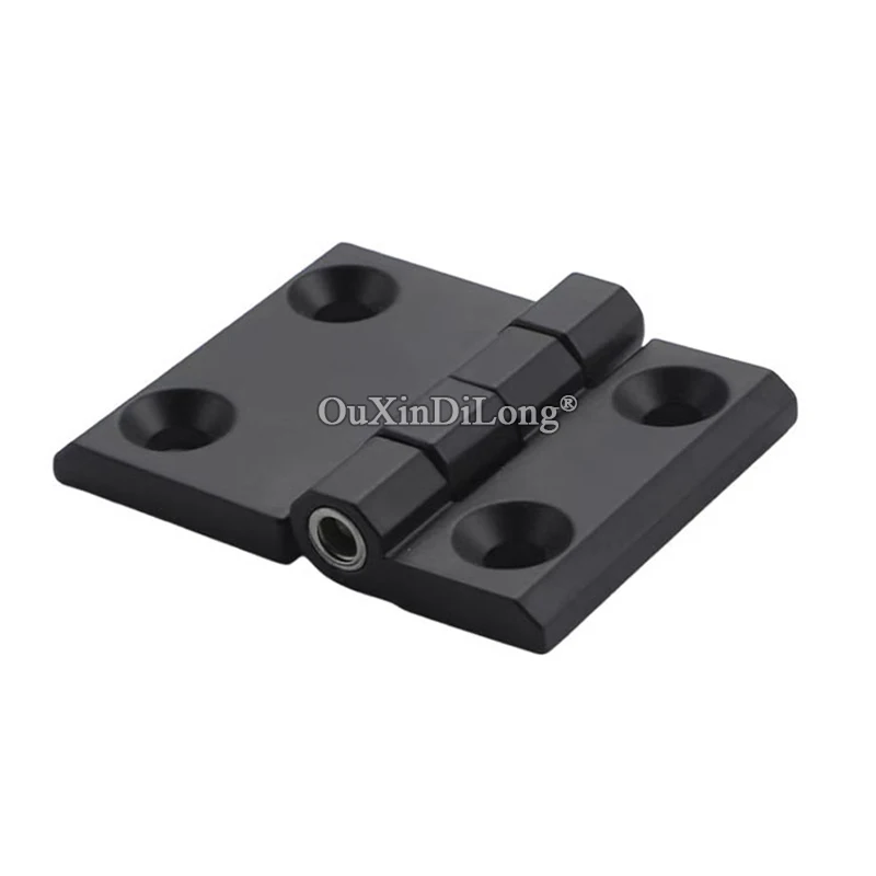 

Фирменная Новинка, 4 шт., черный цинковый сплав, петли для шкафа промышленного оборудования, 63X50 мм, переключатель, шкаф управления, петли для шкафа электрической коробки