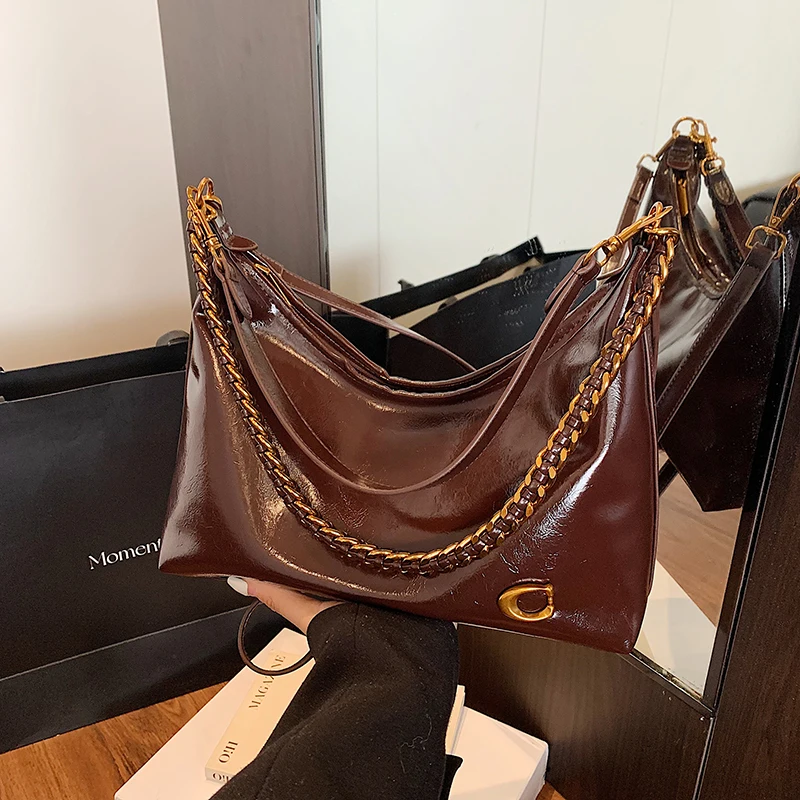 

Elegant Women's Leather Classic Fashion Designer Tote Shoulder Bag Luxury Crossbody Handbag For Everyday Office Style