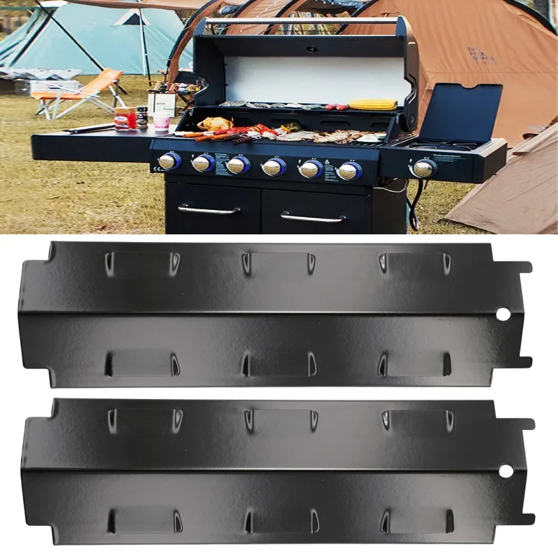 

Grill Heat Plate Porcelain Coated Cast Iron Grill Grates Universal Heavy Duty BBQ Cooking Grids Gas Grill Barbecue Replacement