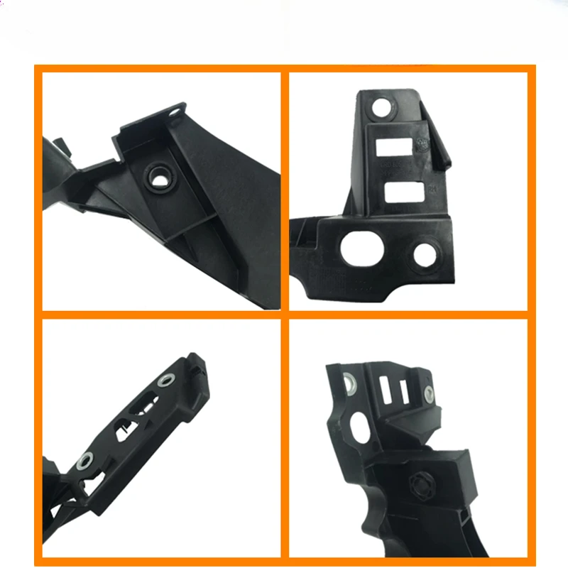 1PC Suitable for 11-18 years Polo headlight bracket front bumper guide groove front protection fixing bracket