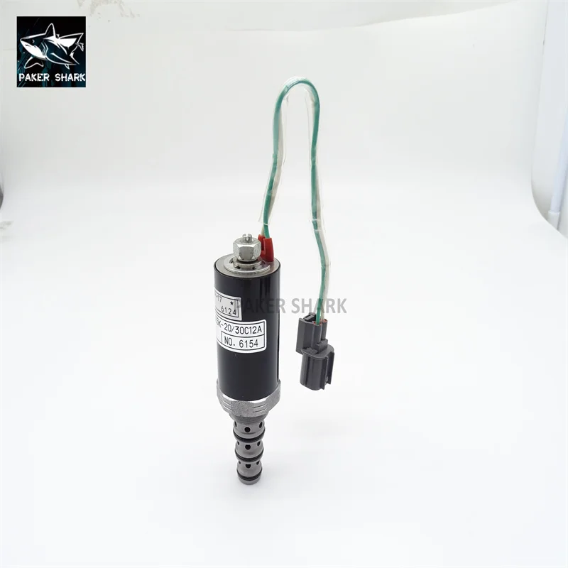 

For Kobelco SK120-2 Solenoid Valve SK100-2 SK200-2 Hydraulic Pump Solenoid Valve KDRDE5K-20-30C12A-111-T Excavator