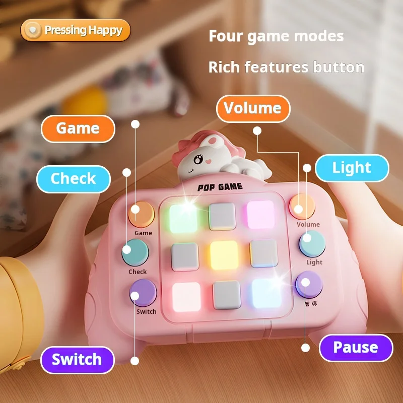 

Детский милый питомец, прижимная машина с скоростью, игра Whack-a-родинка, игрушка-головоломка для снятия стресса и концентрации