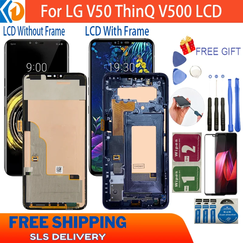 

Оригинальный сенсорный ЖК-дисплей для LG V50 ThinQ 5G