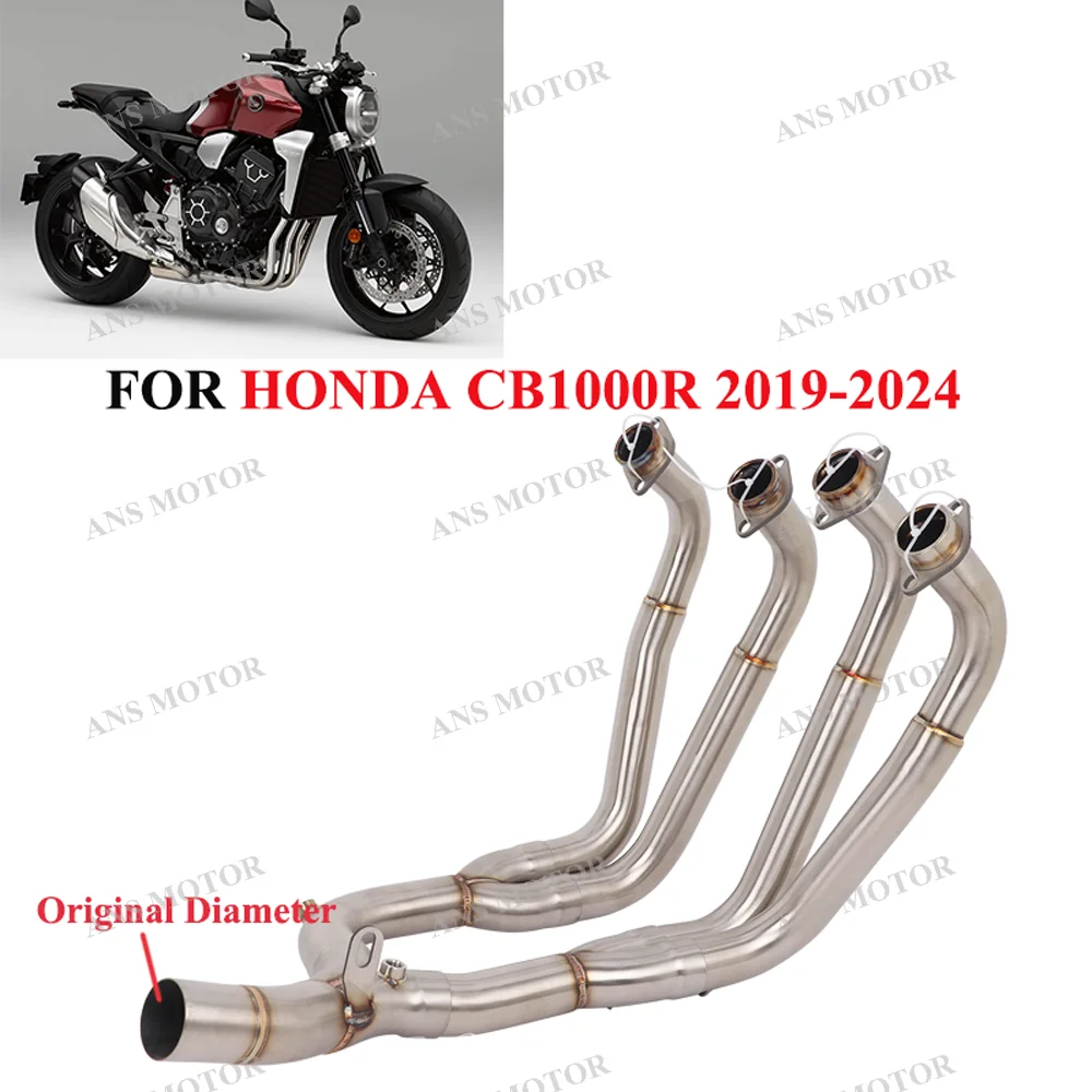 

Escape For HONDA CB1000R 2019-2024 Motorcycle Exhaust Front Link Pipe Stainless Connect Original Muffler