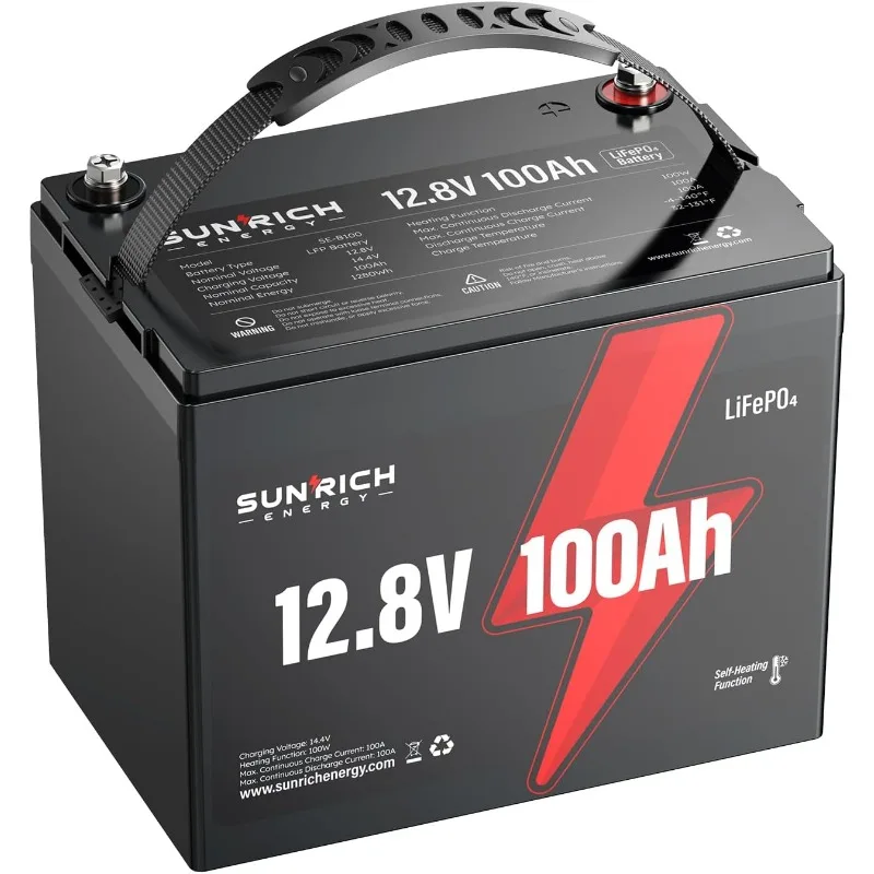 12V 100Ah Self-Heat…