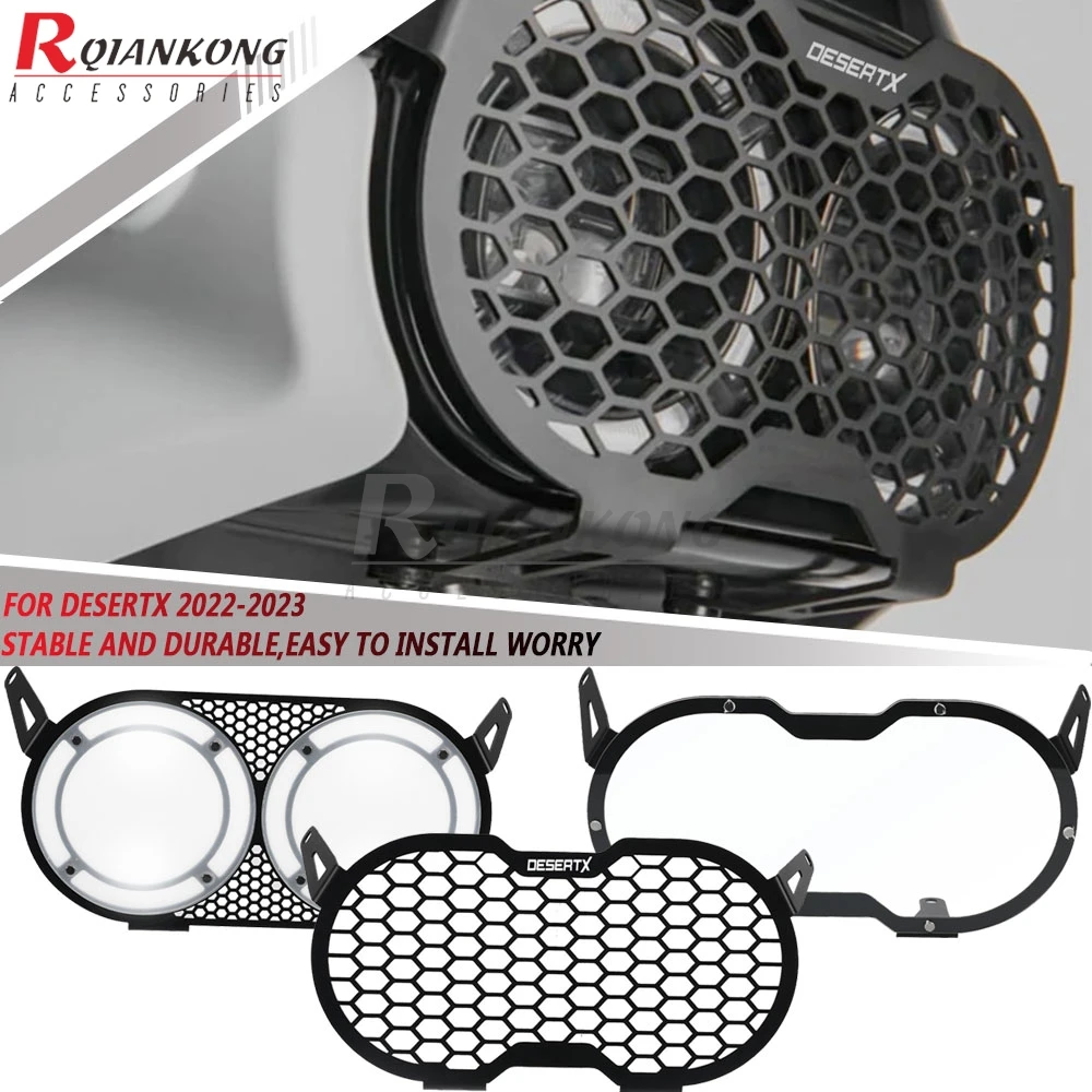 2022 2023 2024 2025 2026 Headlight Protection Grille Head Light Protector Cover HeadLamp Guard For Ducati DESERT X DesertX Rally