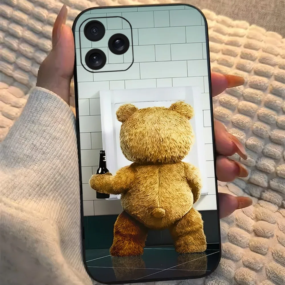 Movie T-Ted bear Cute Phone Case For iPhone 8 11 12 13 14 15 Mini X XR XS PRO MAX Plus Shell