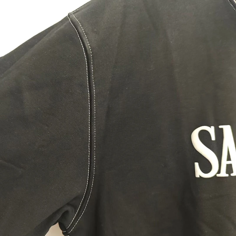 الكلاسيكية خطابات شعار طباعة مارتين روز بلوزات الرجال النساء أفضل نوعية القطن المتضخم الربط التلبيب حواف البلوفرات الجانبية