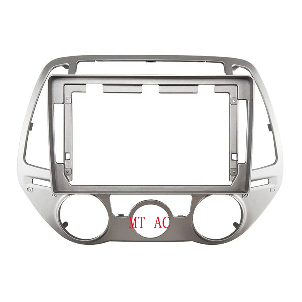 2 Din Android Head Unit Car Radio Frame Kit For HYUNDAI I20 2012 2013 2014 Auto Stereo Dash Fascia Trim Bezel Faceplate