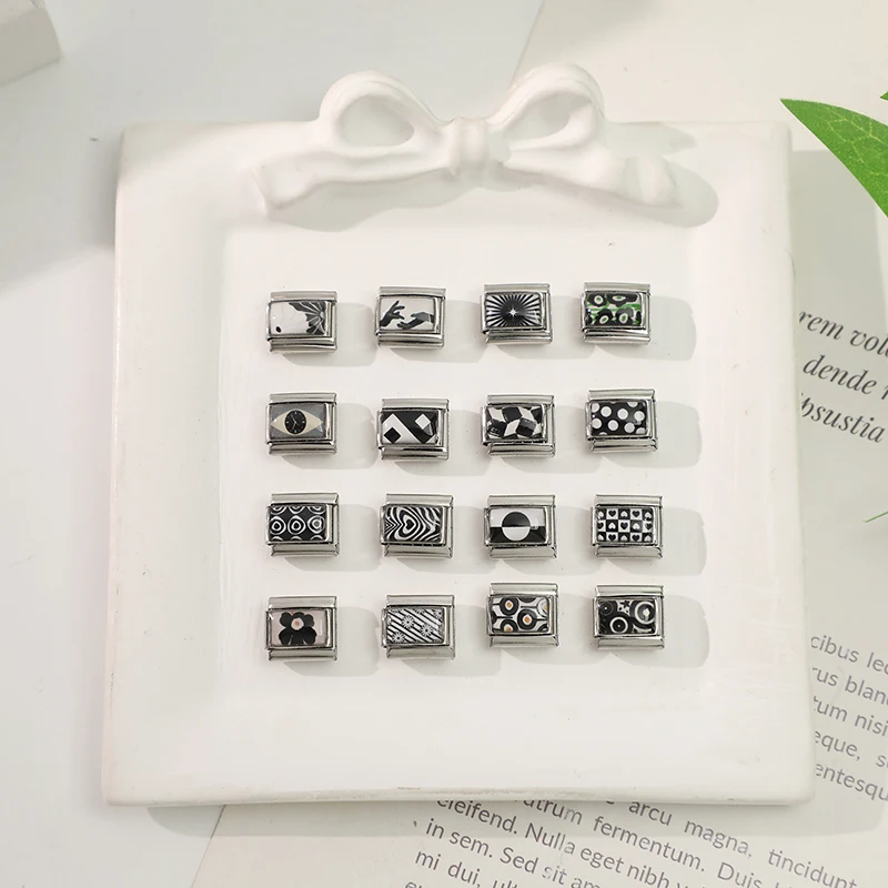 جديد جميل الحيوانات الأليفة القطط والكلاب وصلات سحرية إيطالية تناسب 9 مللي متر سوار الفولاذ المقاوم للصدأ النساء الرجال DIY بها بنفسك صنع المجوهرات