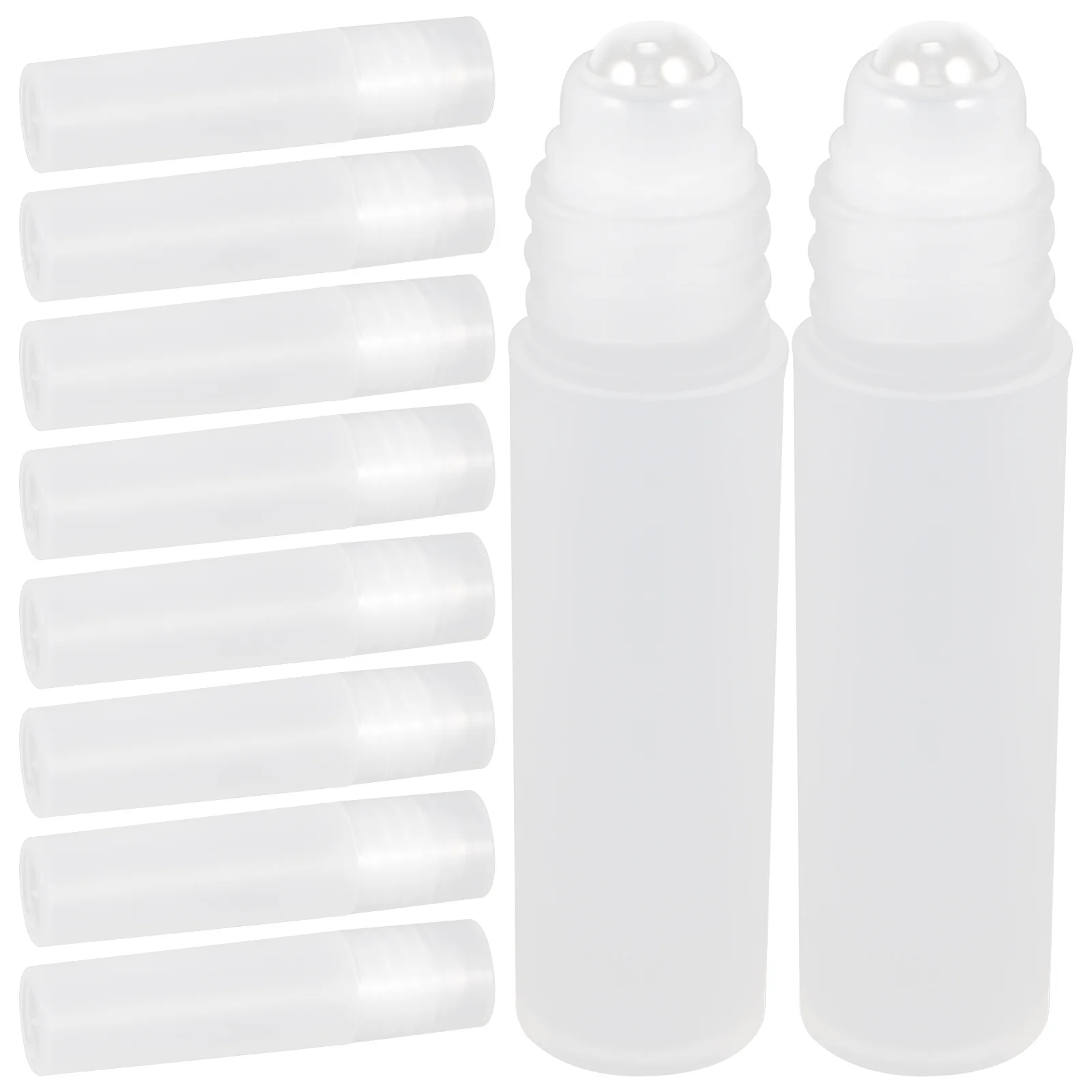 

10Pcs Roller Essential Oil Bottles Refillable Perfume Travel Portable Compact Roller Ball Bottles Multi-Function Aroma