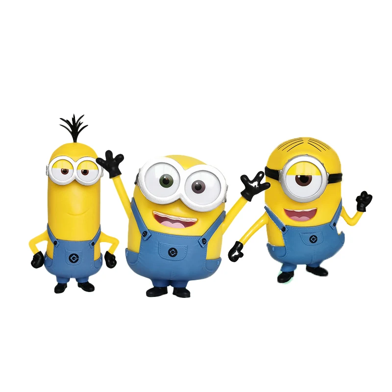 

Minions Toy CartoonMiniature Figurines Anime Action Figure Collection Model Toys for Children Gifts Car Doll for Gifts Kids Like