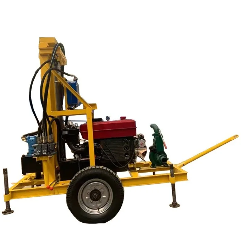 Hydraulic lifting drilling rig, hydraulic lifting civil drilling rig, small drilling equipment