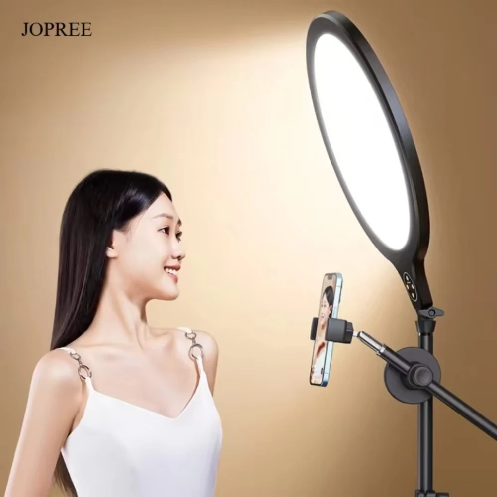 

JOPREE K16 заполняющий свет для прямой трансляции, мягкий свет, полноэкранное освещение для съемки, комната для прямой трансляции, внутреннее студийное освещение