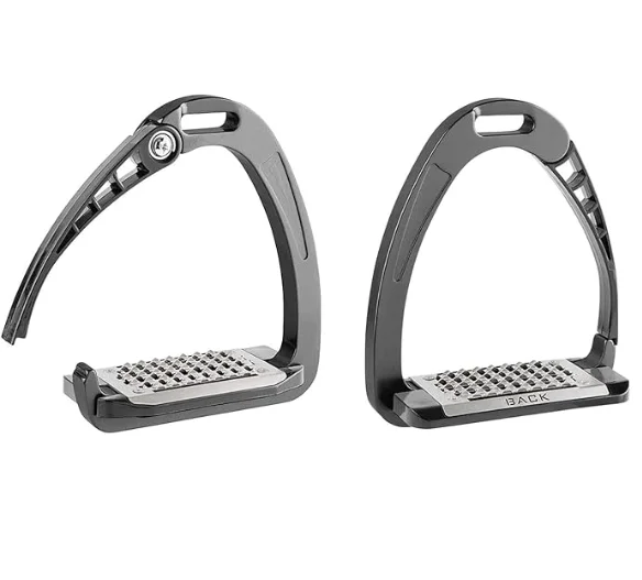 مسند للقدمين شبكي من الألومنيوم مضاد للانزلاق لركاب الحصان