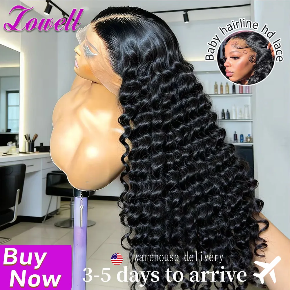 

Lowell Объемная волна Парики из человеческих волос Hd Парик шнурка 13x6 Человеческие волосы 1b Черный парик 200% Плотность Бразильские парики Оригинальная распродажа вспышки