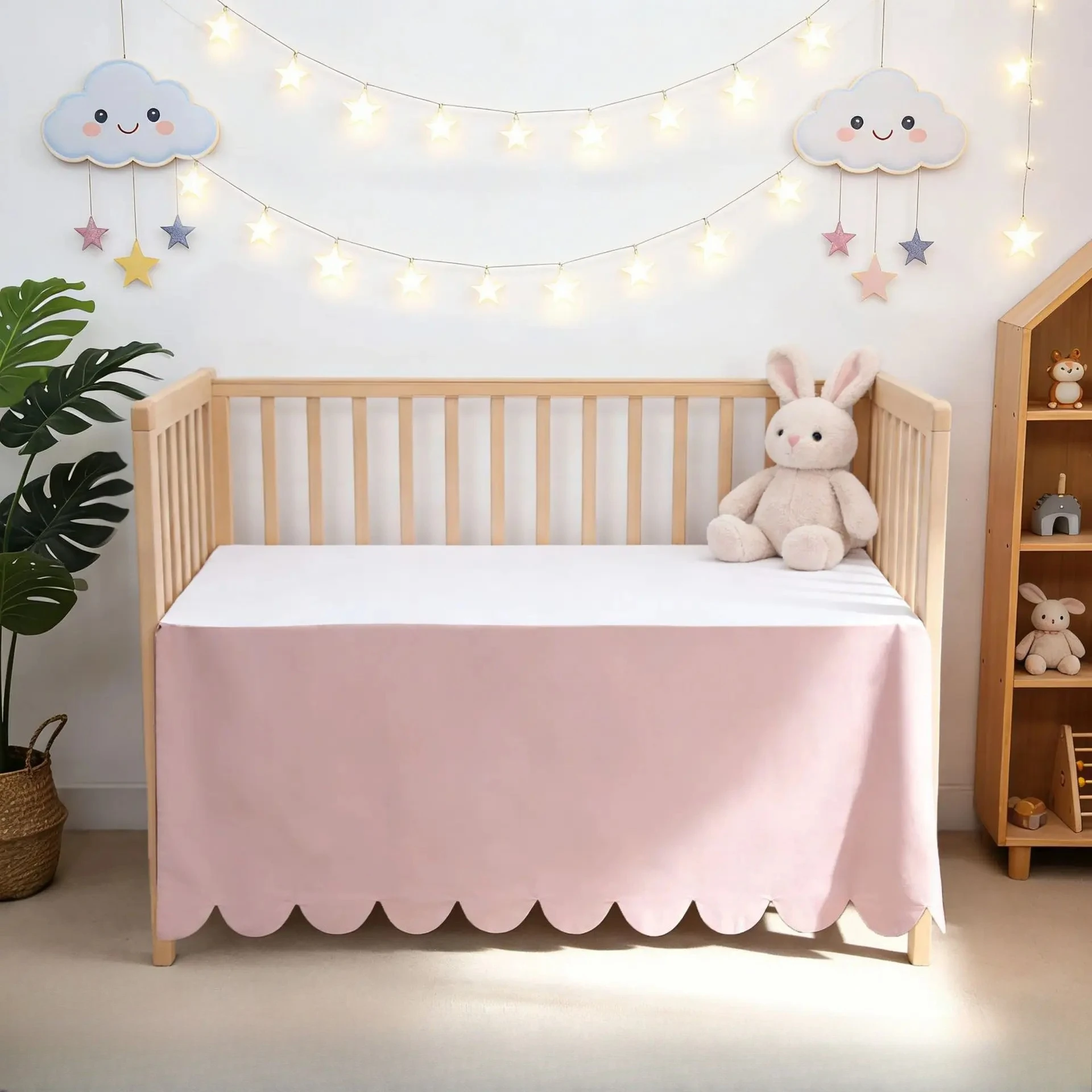 new-scalloped-crib-pleated-dust-ruffle-with-split-corners-for-baby-soft-4-sided-crib-bed-skirt-nursery-standard-toddler-bedding