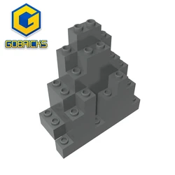 Gobricks GDS-2148 Rock Panel Triangular 3 x 8 x 7 (aka LURP) compatible with lego 6083 Assembles Building Blocks children's toys