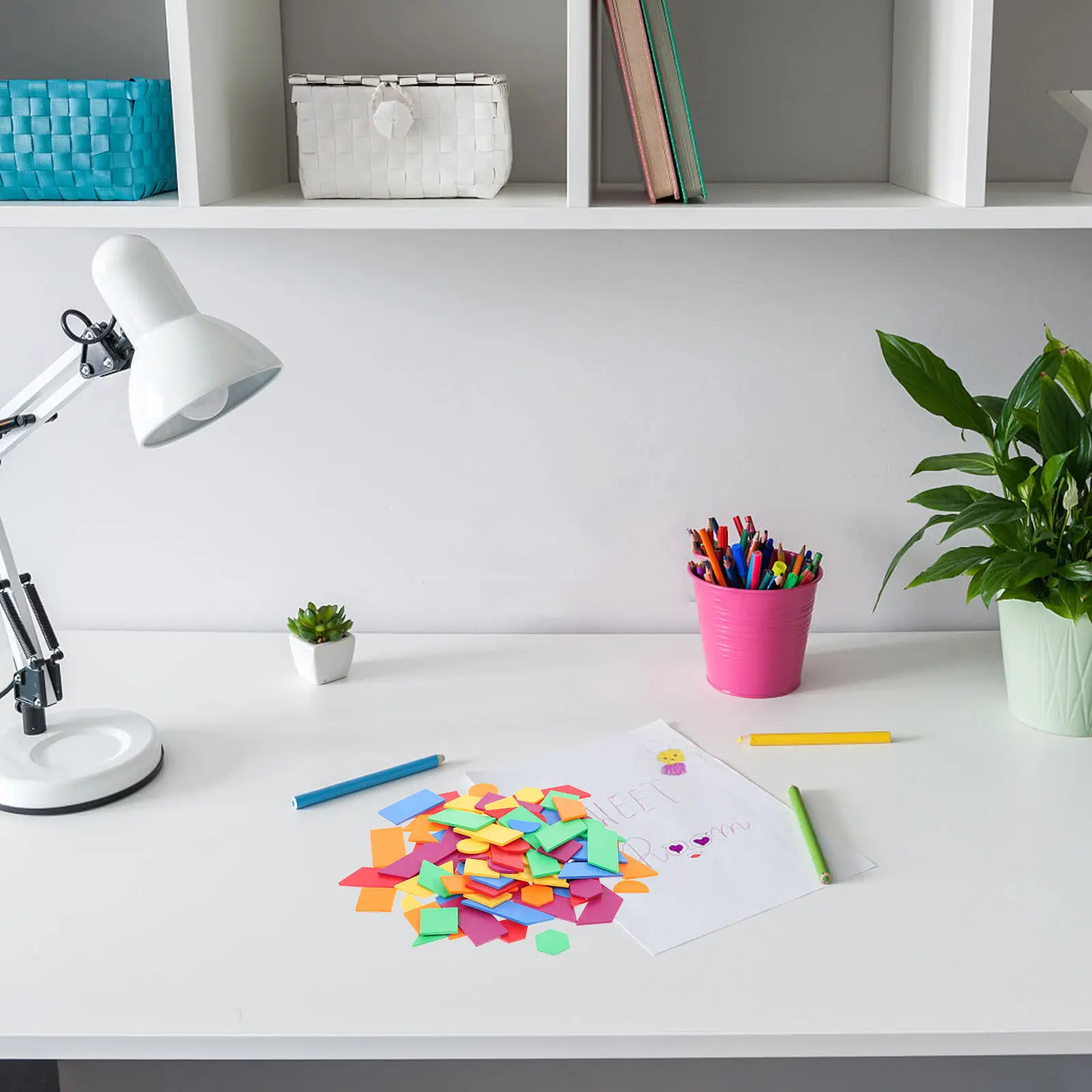 

96Pcs Children's Educational Geometric Puzzle Set Shapes for Preschool Toddler Learning Spatial Imagination and Shape