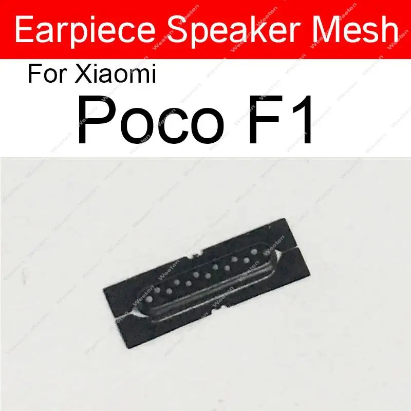 Earpiece Speaker Mesh Anti-dust For Xiaomi Poco F1 X3 X4 Pro X3 NFC Poco M3 Pro 5G EarSpeaker Dust-proof Grill Net Repair Parts