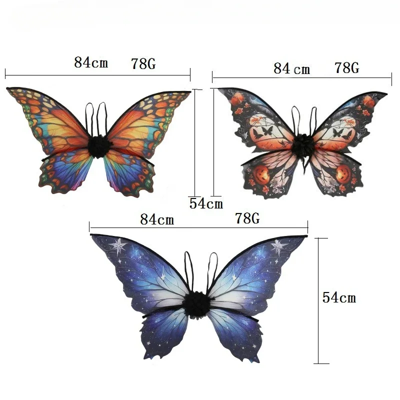 فستان أجنحة الفراشة الجنية للسيدات البالغات، زي جناح الملاك لعيد الهالوين وعيد الميلاد #3