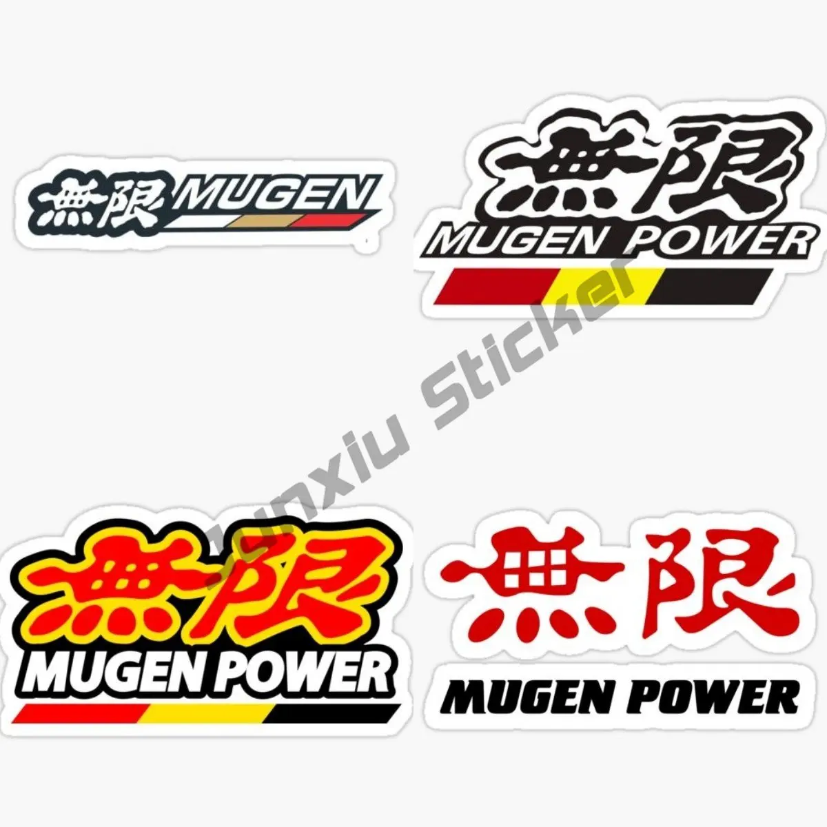 

Mugen Power Sticker New Car Styling 3D Decal Auto Accessory Motorbike Racing Helmet Stickers