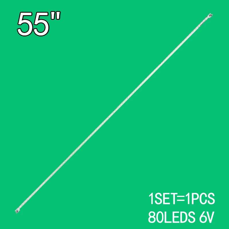 الدوائر الشريط الأصلي ، 80LED ، 675 مللي متر ، LJ64-03515A ، LTA550HQ20 ، LE55A700K ، 3D55A6000I ، LED55X5000DE ، 1 قطعة ، جديد