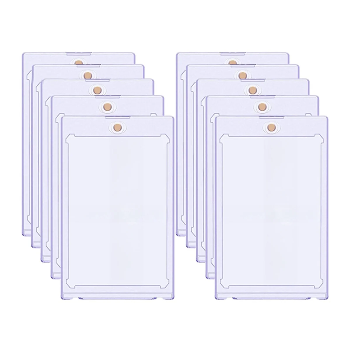 10Pcs 35PT Hard Magnetic Card Holder for Idol Photo Cards Protector Sports Trading Card Toploaders Display Case B