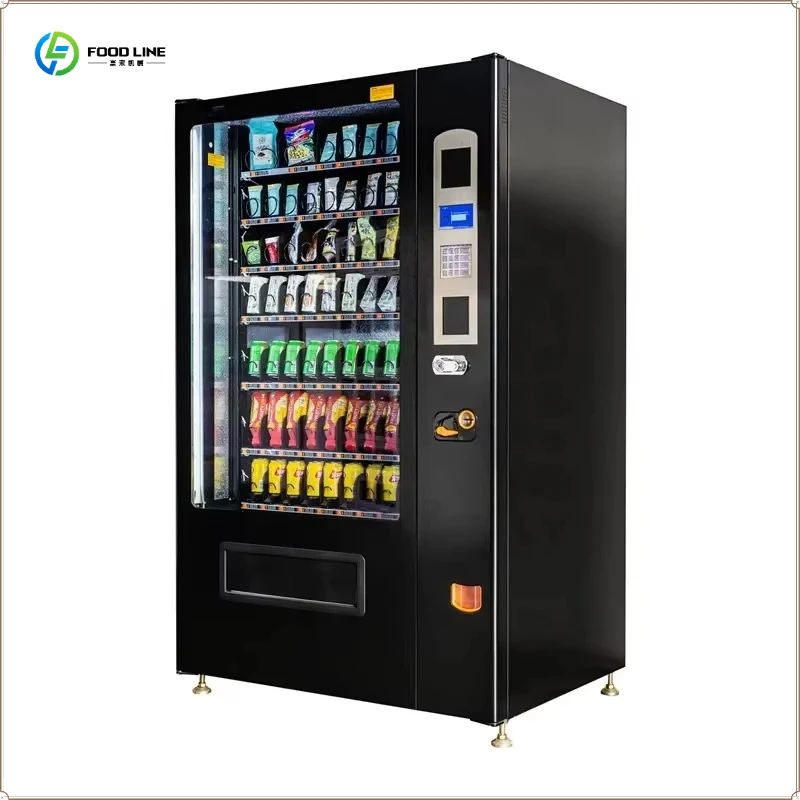 New Style Vending Machine Snacks and Drinks Vending Machine for Food and Drinks for Mall FL Customized