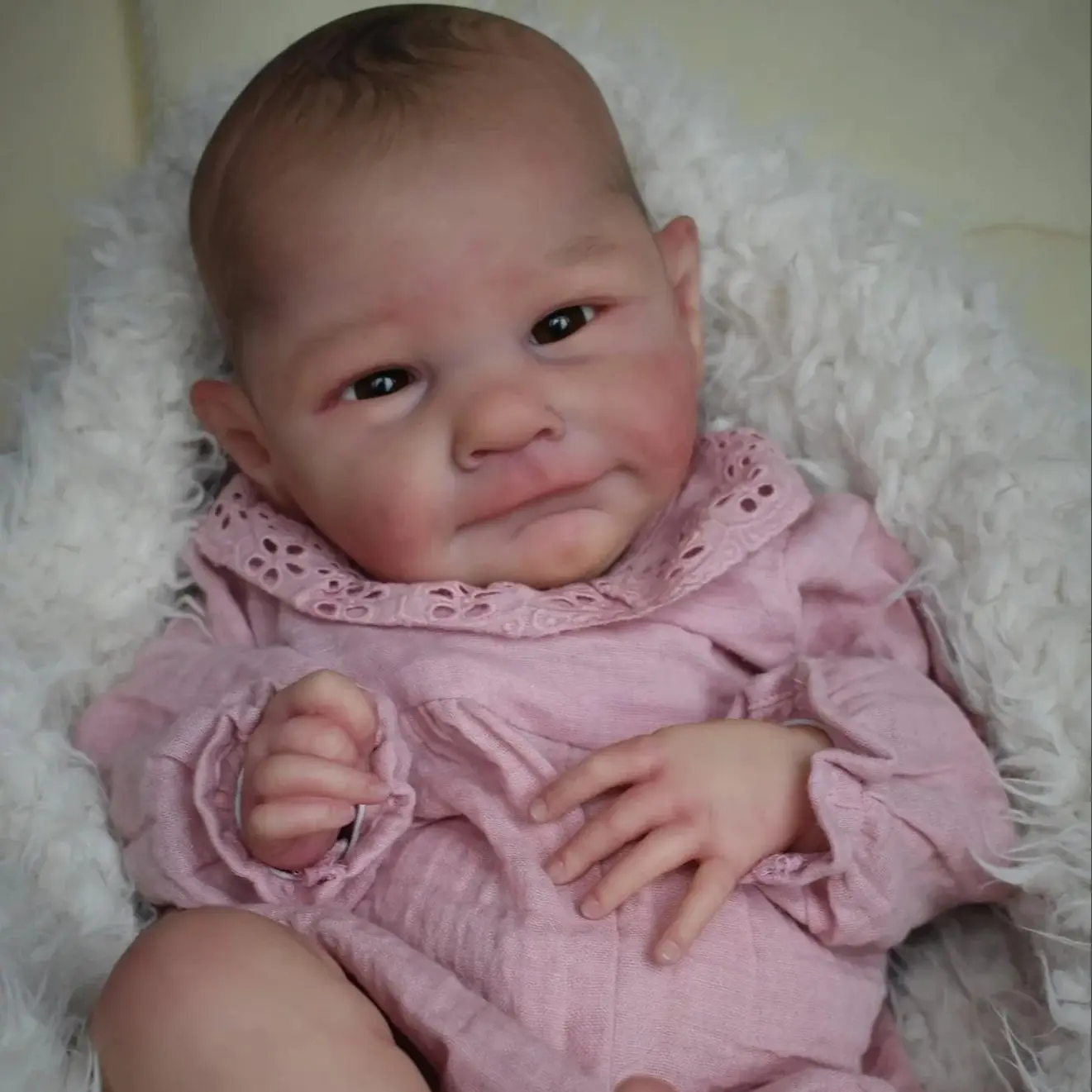 

49CM Reborn Baby Doll Ava Silicone Vinyl Cloth Preemie Doll Finished 3D Painted Skin Veins Art Collection Doll Gift For Girl