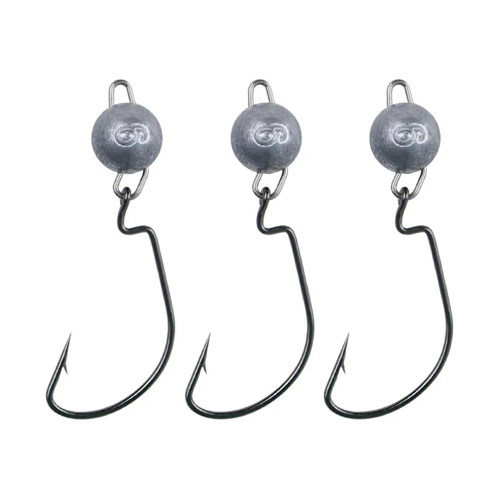 5PCS 2g 28g Angeln Gewicht Platinen Jig Kopf Tiefes Wasser mit Schwenk Runde Ball Platinen Rock angelgerät Cast Pesca Zubehör – Detail 7