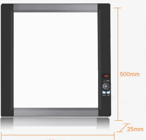 MT Medical Hot Sales Super Thin LED Single Panel X Ray Film Viewer With Side Emitting