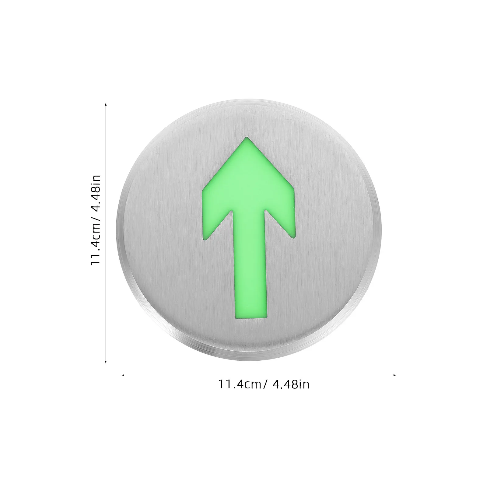 Glow In The Dark Arrow Exit Sign For Floor Emergency Night Luminous Safety Indicator Self-Illuminating Waterproof Fire