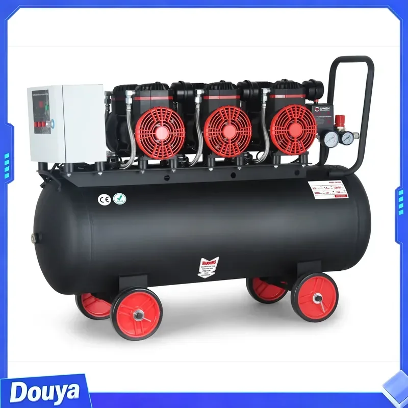 1100W THREE HEADS OIL FREE AIR COMPRESSORS SILENT AIR COMPRESSORS for SALE