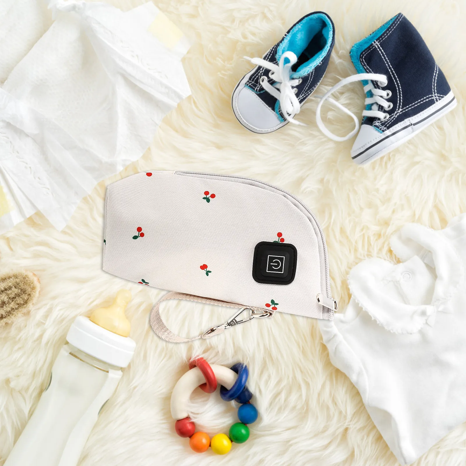 

Набор: чехол-термос для бутылочек с зарядкой 5В, для подогрева детских напитков, эффективный подогреватель-чехол для бутылочек, накладка для подогрева молока