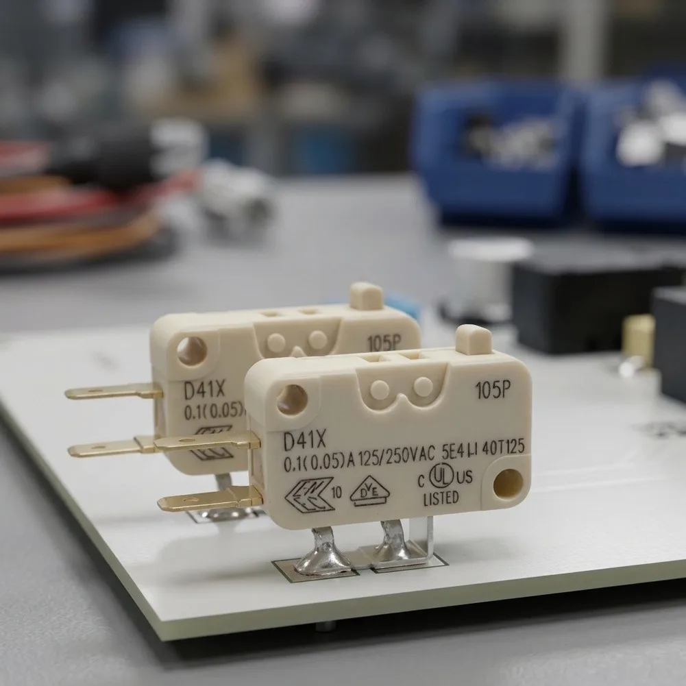 Innovative German For Cherry Switch for Low Current 0.1A Circuits Limit Travel Switch ABS Housing 2.8x1.8x1.6cm White