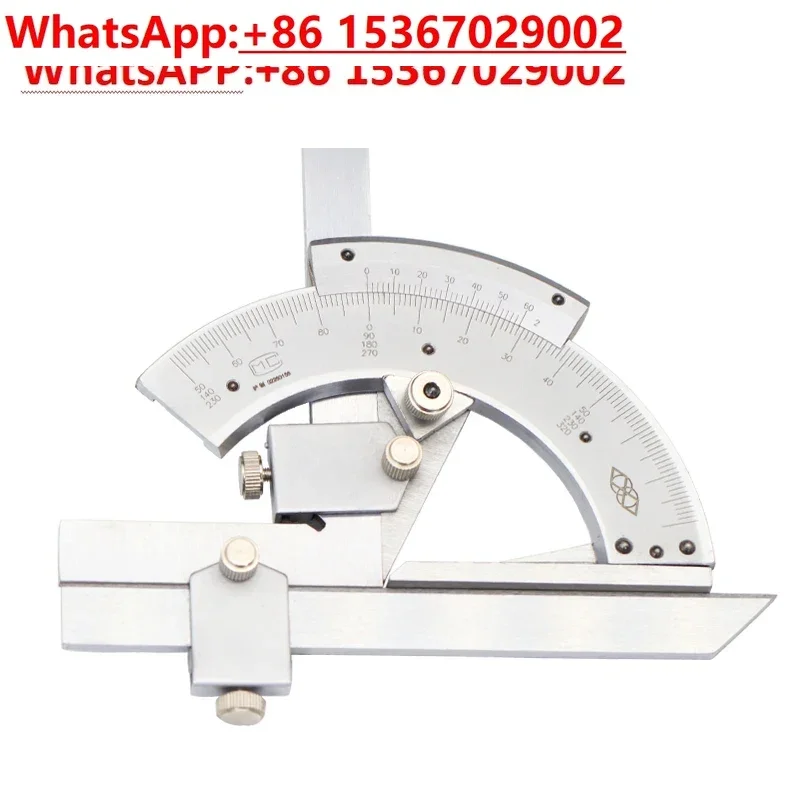 

Шанхайская постоянная универсальная угловая линейка, транспортир, угловая линейка, измерительный инструмент 0-320-360 градусов