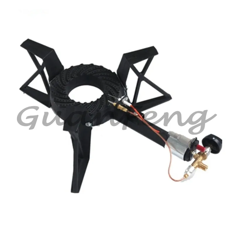 Cast Iron Gas Stove 40x40x15 cm 10kW Propane Butane Portable Cooker for Outdoor Class Energy Efficient Table