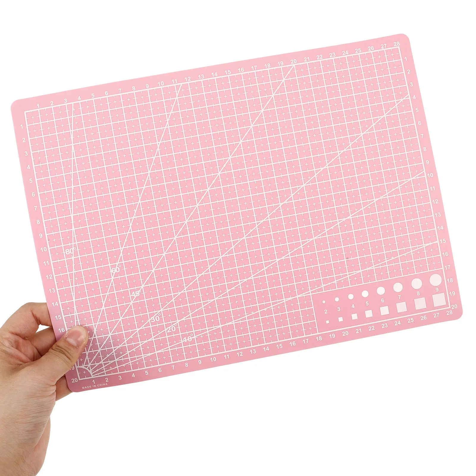 kit-com-4-tapetes-de-corte-dupla-face-a4-rosa-em-pp-com-grade-precisa-para-artesanato-costura-quilting-e-gravacao