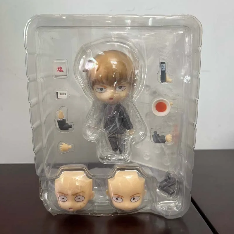 Anime Figure 1922 Mob Psycho 100 III Arataka Reigen 1913 Shigeo Kageyama Action Figure Model Toys Joint Movable Doll Desk Decor