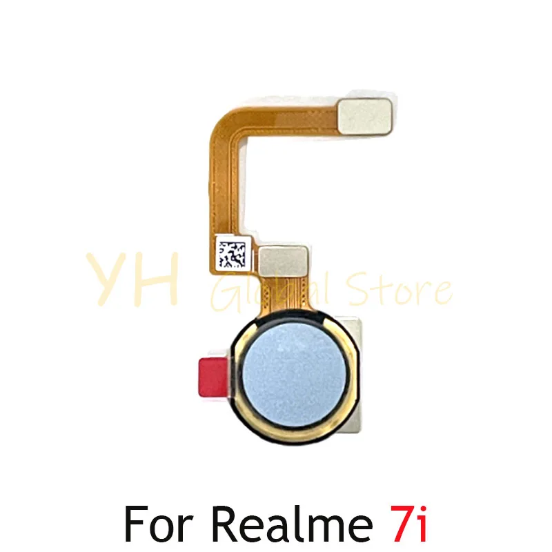 For OPPO Realme 6 / 6 Pro / 7 / 7i Fingerprint Reader Touch ID Sensor Return Key Home Button Flex Cable Repair Parts