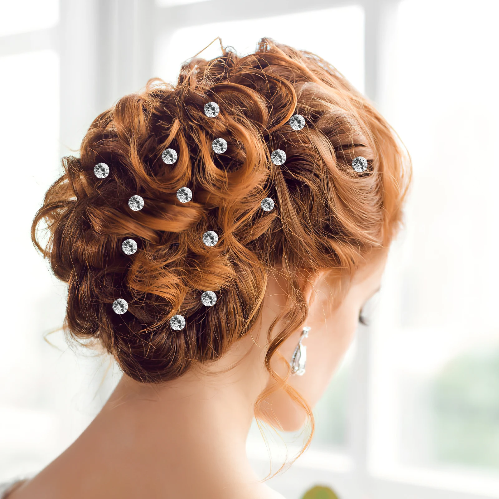 

12 шт. гибких заколок-спиралей с одиночными стразами для длинных волос, женские заколки для свадьбы, выпускного вечера, декора