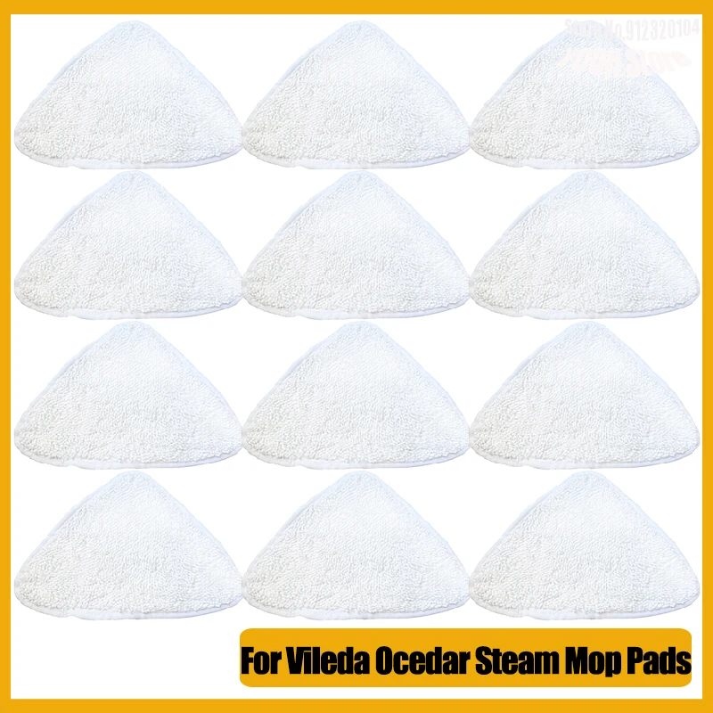 For Vileda Steam Mop Pad Triangular Cloth Cleaning Tool Floor Cloth with Strong Water Absorption and Quick Drying Mop Accessorie