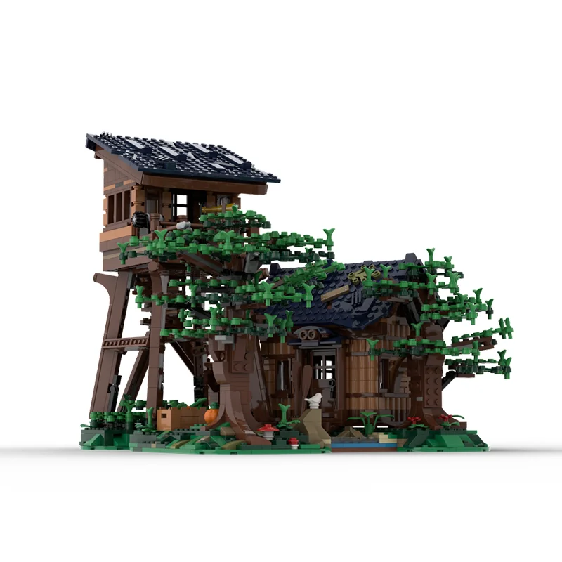 NEW 1948PCS Forest Lookout Construction DIY Education creative idea Children Brick Toy Birthday Building Christmas Gift Blocks